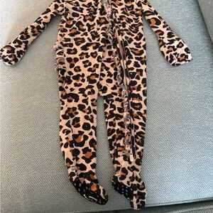 Posh Peanut Leopard Footie PJs